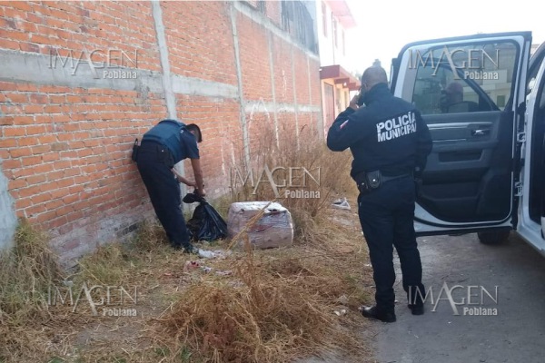 Abandonan caja y bolsa conteniendo un cuerpo desmembrado