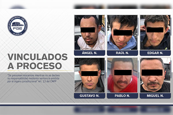 Prisión preventiva contra integrantes de grupo delictivo