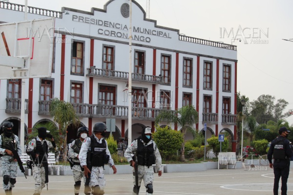 Habitantes de Coronango dañan su presidencia y comisaría en Cholula durante protestas