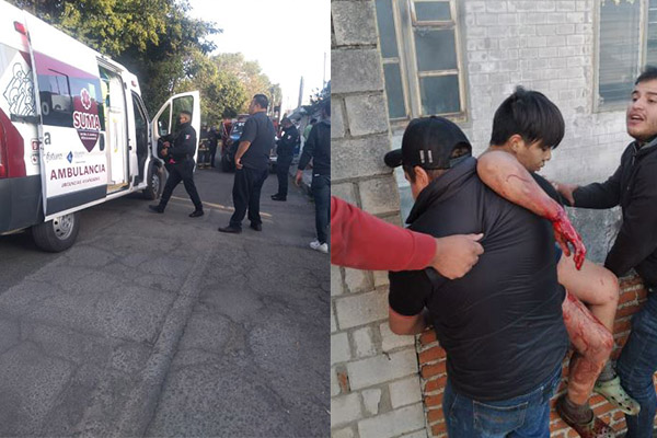 Rescatan a una mujer y un menor tras voraz incendio