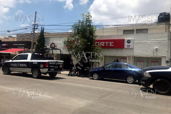 Solitario ladrón perpetra asalto en sucursal de Banorte