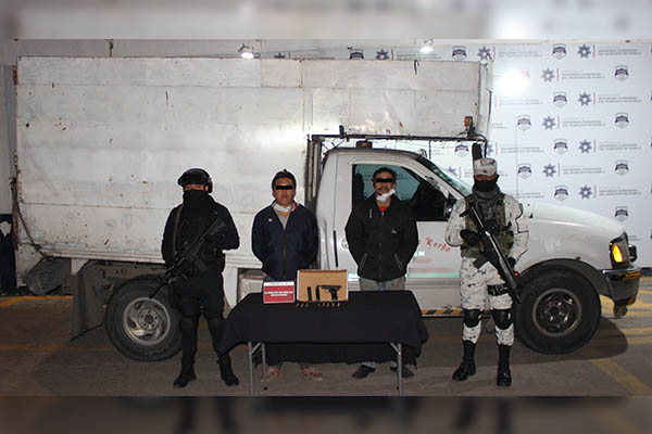 GN y Policía Municipal detienen a dos por cargar un arma sin permiso