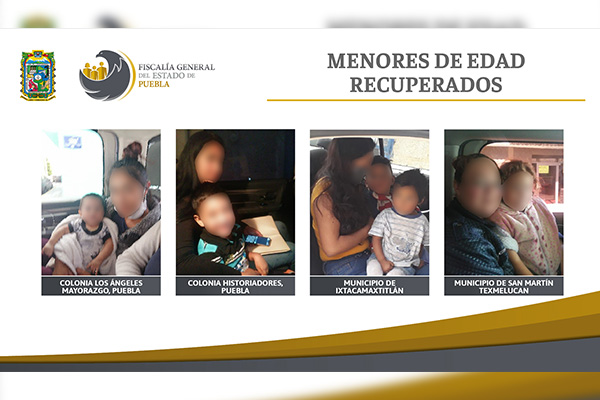 FGE devuelve a sus madres a cinco menores de edad