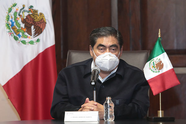 En Puebla no se bajará la guardia ante el COVID-19: Barbosa